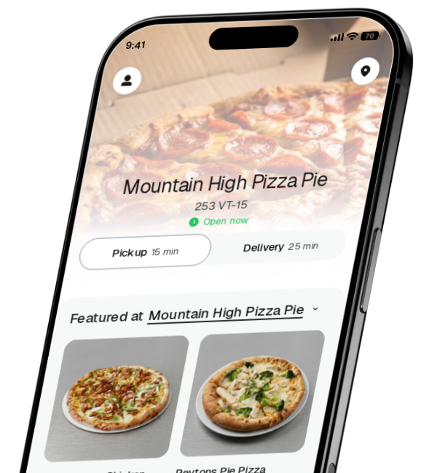 Mountain High Pizza Pie app preview