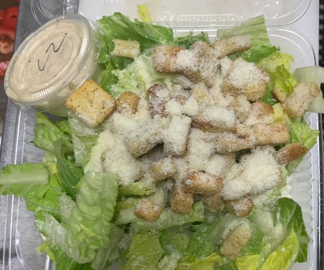 Chicken Caesar Salad.